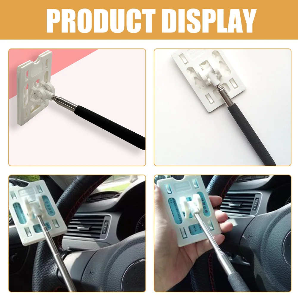 2 قطعة وقوف السيارات تمرير الدفع أداة الوصول السيارات وقوف السيارات بطاقة بطاقة حمل حامل عصا بطاقة دمية حامل #5