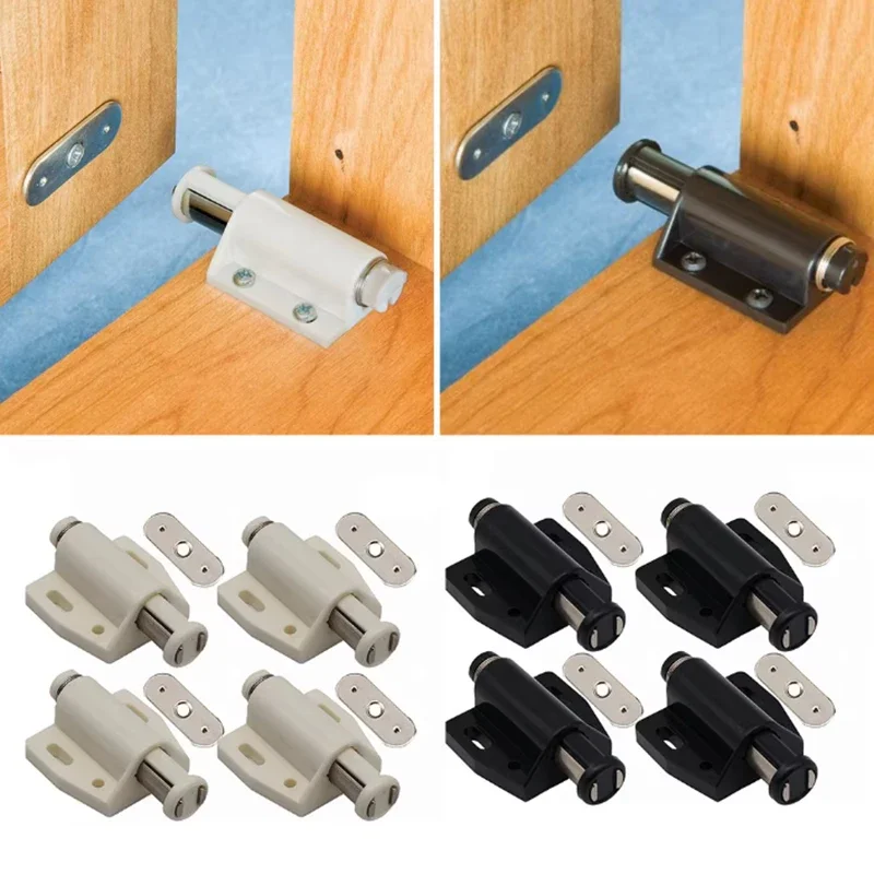 1Pcs Single Magnetic Pressure Push To Open Touch Latch Cabinet Doors Rebound Single Touch Magnet For Home Hardware Accessories