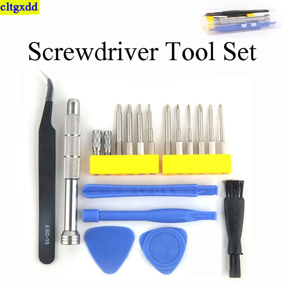 

1 set of screwdriver game console repair kit, FOR NS NEW 3DS Xbox One PS4 ultra-thin Wii NES SNES DS Lite GBA PSP GameCube