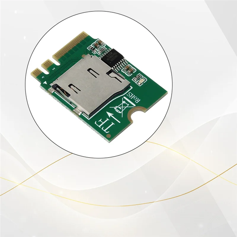 ABKQ-M. 2 A/E 키 마이크로 SD/SDHC TF 카드 리더 어댑터 USB3.0 미니 PC/노트북 용 산업용 2230 NIC 지원