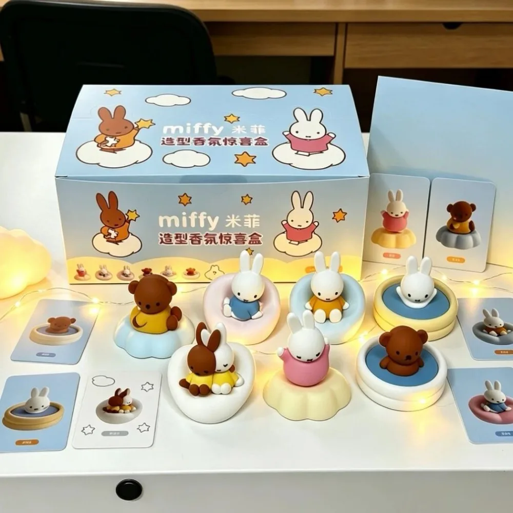 Miffy Kawaii Styling Fragrance Blind Box Cartoon Figurine Desktop Decoration Cute Gift Toy view 6