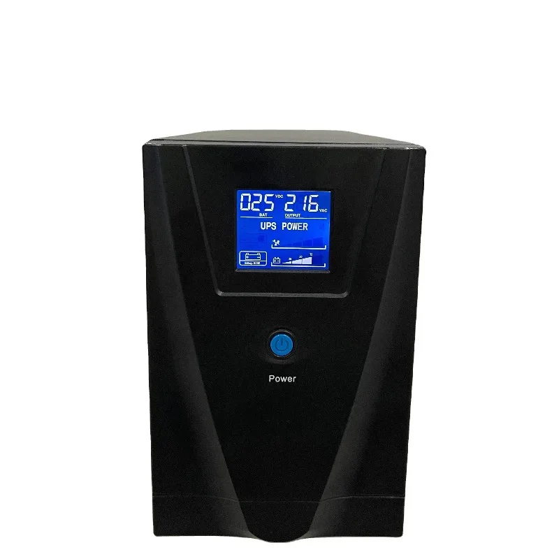 Fuente de alimentación ininterrumpida sin conexión de 1000VA y 600W, UPS inteligente con batería de respaldo y protector contra sobretensiones para PC, hogar, oficina y escritorio.