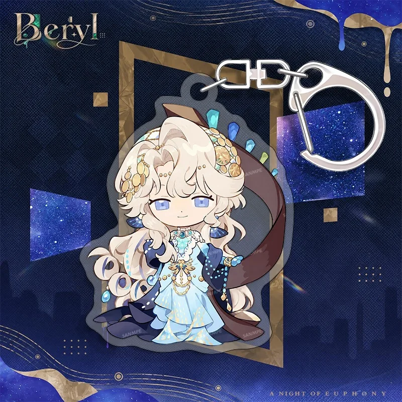 New Reverse:1999 Concert Keychain Beryl Sonetto Anjo Nala Pendant Keyring Cute Cartoon Anime Game Backpack Jewelry Friend Gift