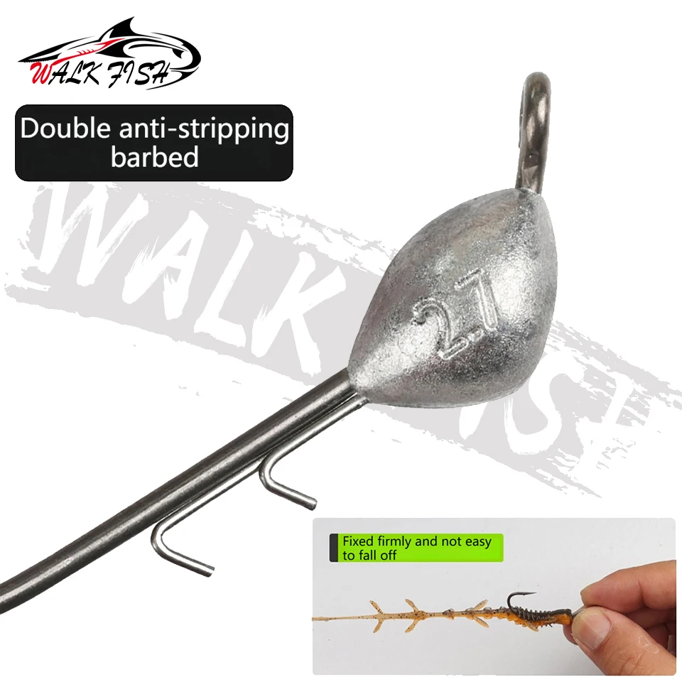 المشي الأسماك 5 قطعة/الوحدة الرصاص هوك 1.8 جرام 2.7 جرام 3.5 جرام 4.2 جرام 5 جرام تعزيز هوك كبير الباب الإجمالي جرام الوزن الأسود حفرة البحر باس اليوسفي الأسماك