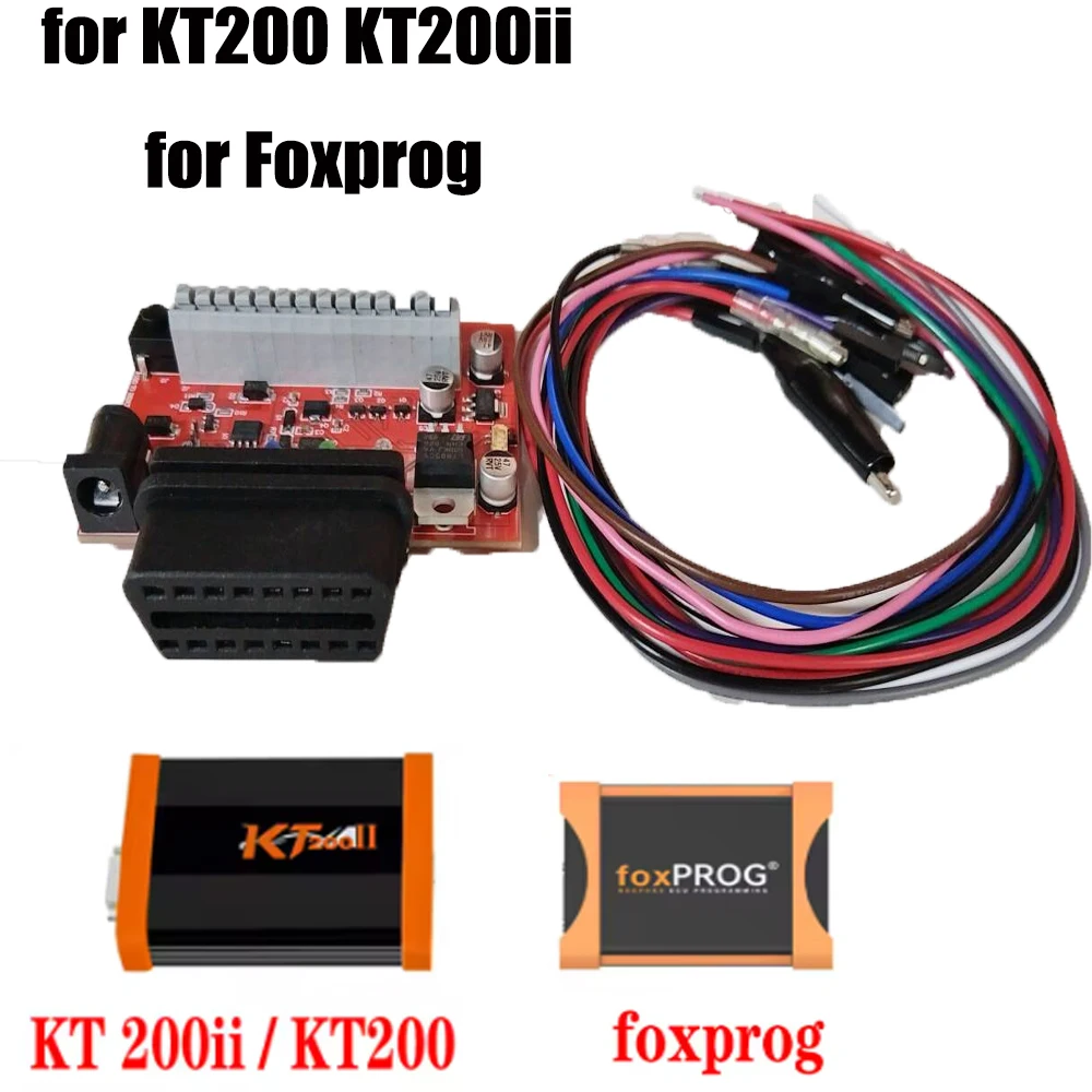 Адаптер OBD2 для KT200ii OTB 2 0 настольном адаптеру для Foxprog Tag ECU Programmer Tool 3-полосное обновление BO-OT к режиму OTB