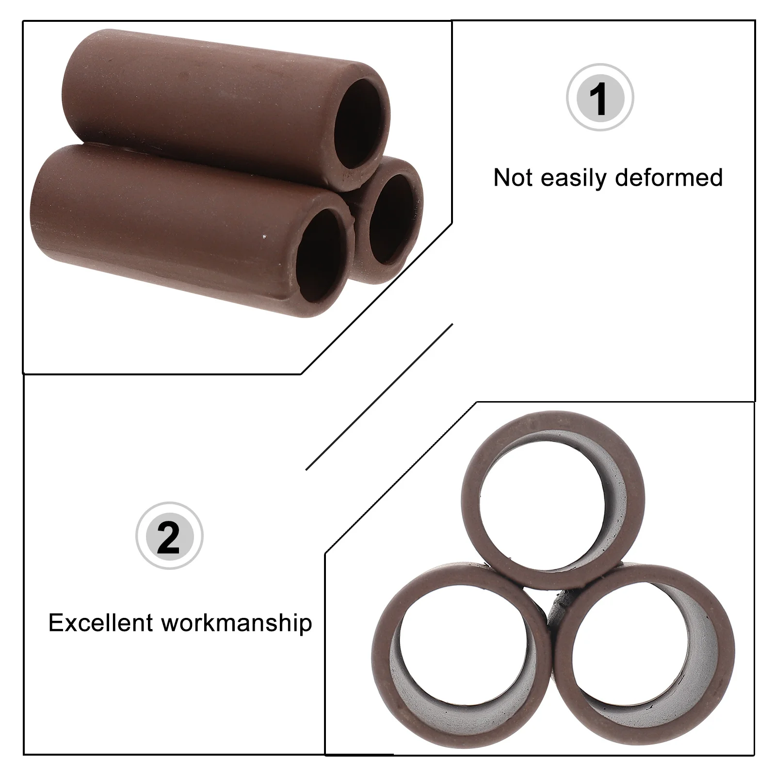 

2 Pcs Shrimp Fish Tank Shelter Tube Aquarium Decorations Tanks Adornment Hideaway Breeding Pot