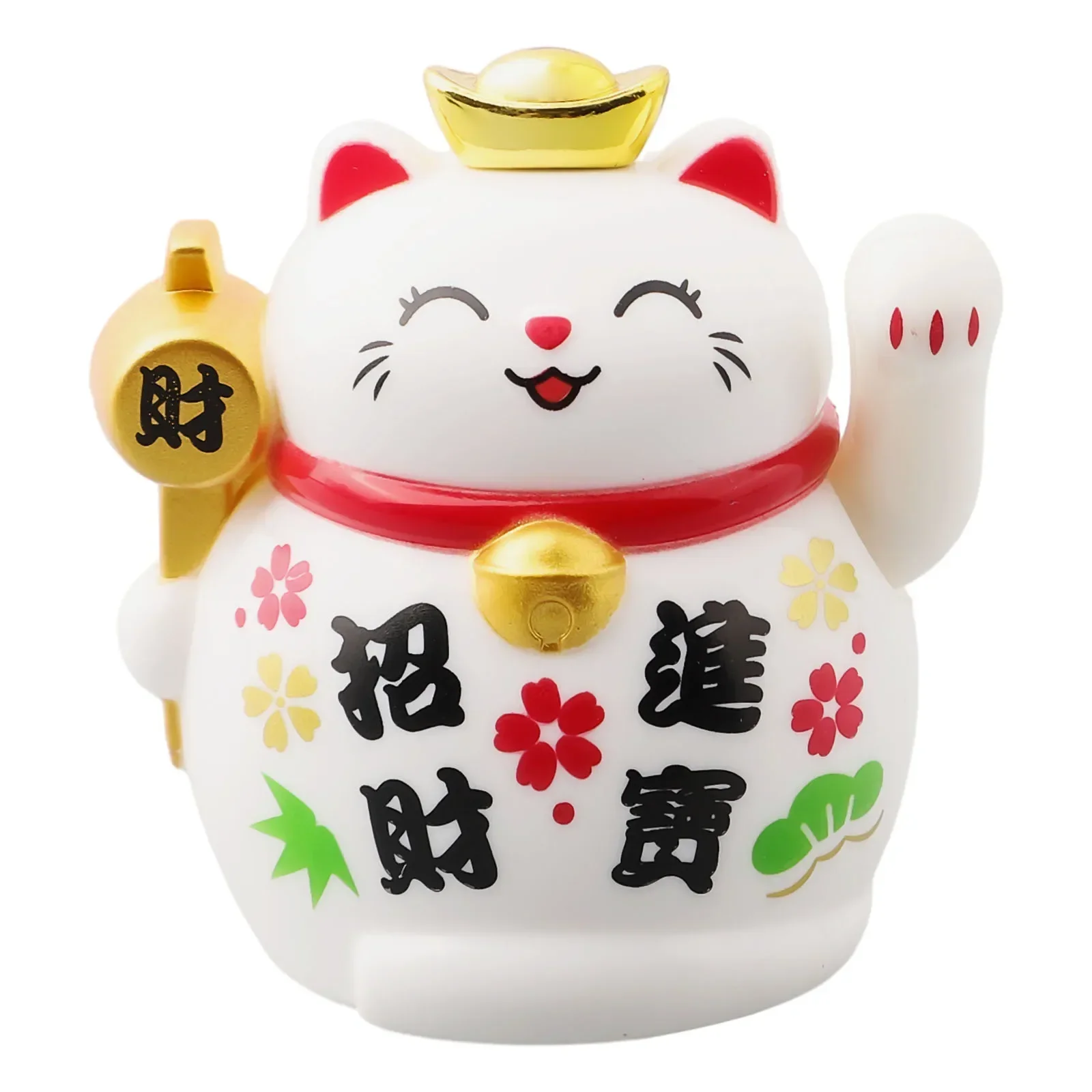 Automatic Lucky Cat Environmentally Friendly High Quality Plastic Automatic Car Decoration Continuously Package Contents