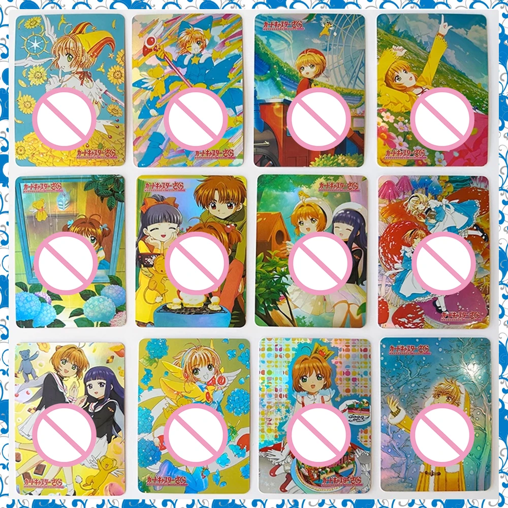 24PC/Set Collection Cards Diy Acg Goddess Story Anime Rachel Moore KINOMOTO SAKURA Yamato Games Toys Festivals Birthday Gifts