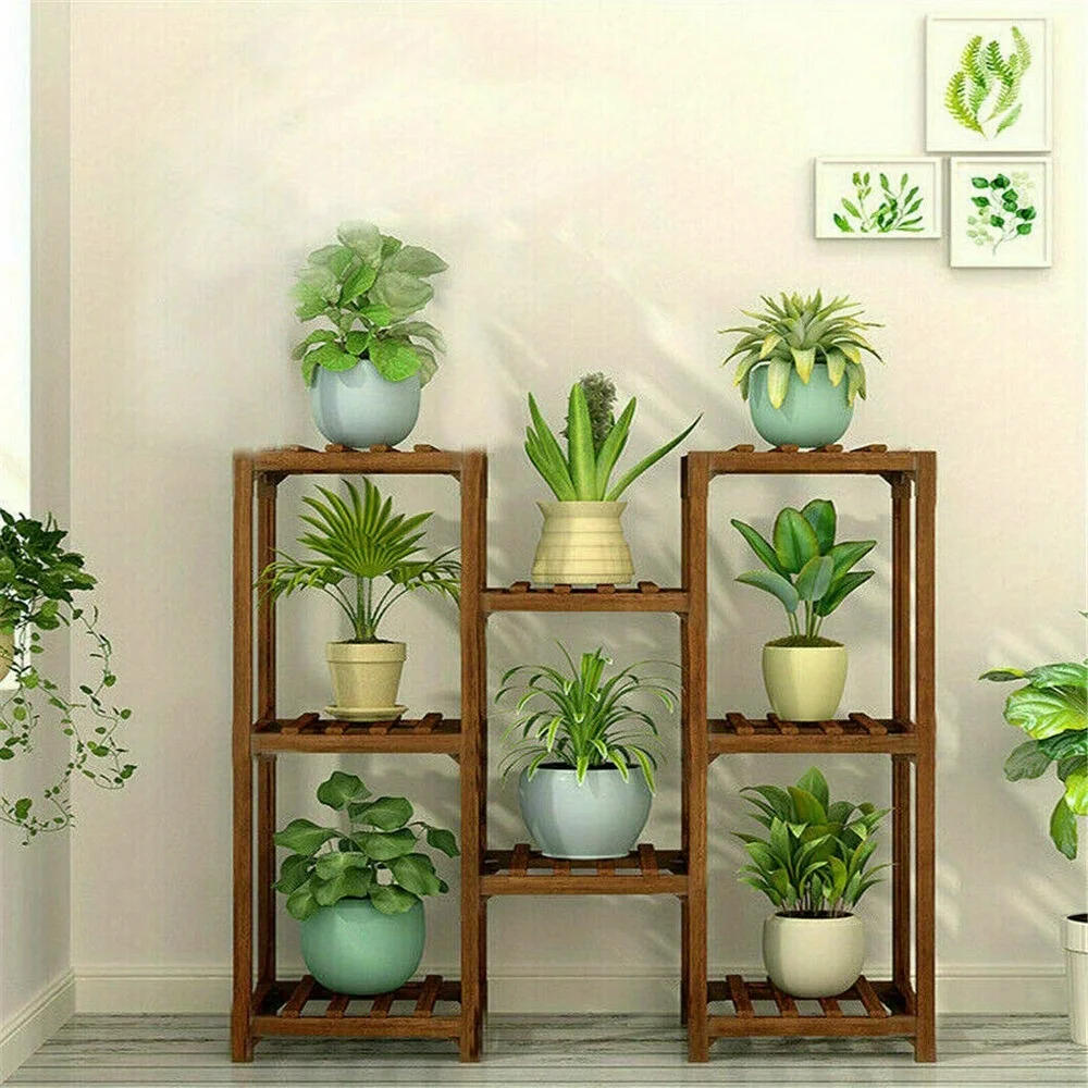 Heavy Duty Plant Stand Flower Shelf Storage Rack Patio Living Room