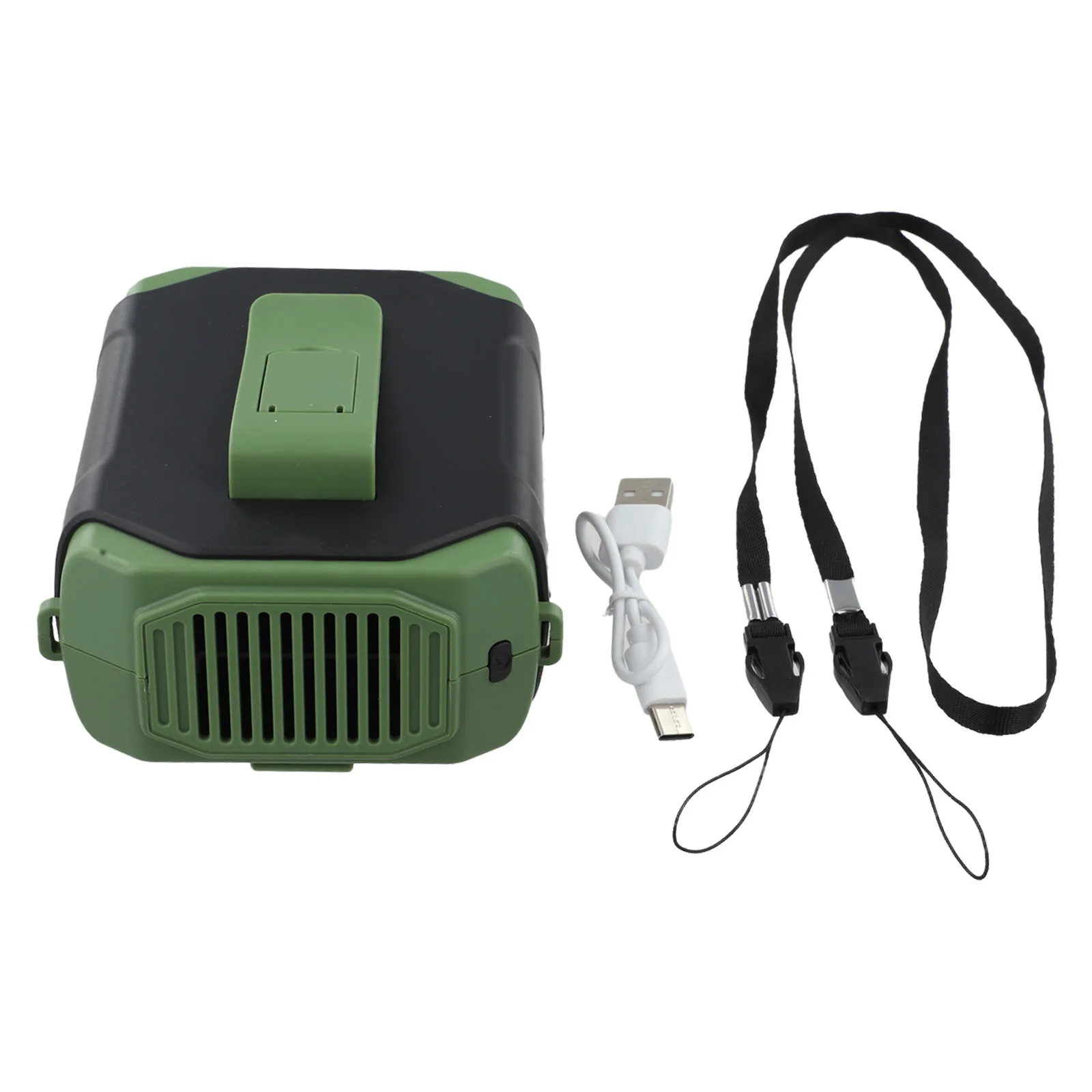 

Перезаряжаемый через USB портативный поясной вентилятор с зажимом для талии Мини-вентилятор Тихая работа с большим дисплеем состояния батареи и батареей