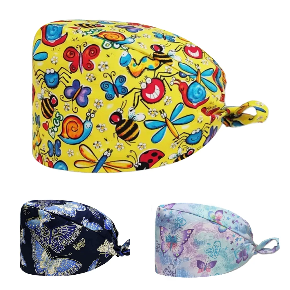 

Surgical Cap Woman Caps Dentist Scrub Women's Surgeon Man for Men Clinical Hat Operating Room Anime Men's Surgery Dental Summer