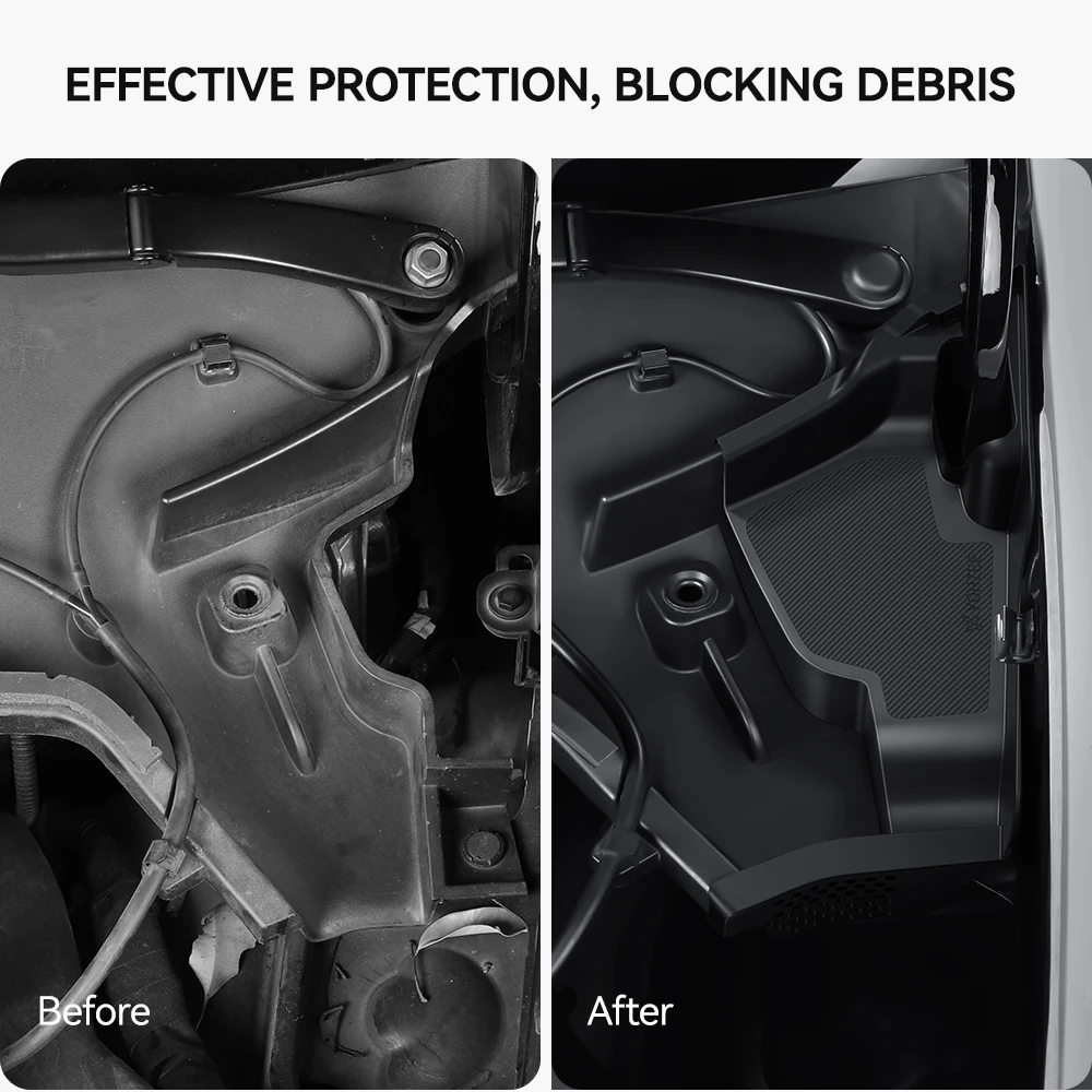 YZ For Tesla Model 3 Highland Model Y Front Trunk Water Guide Groove Anti-blocking Cover Leak Filter Protection Car Accessories view 3
