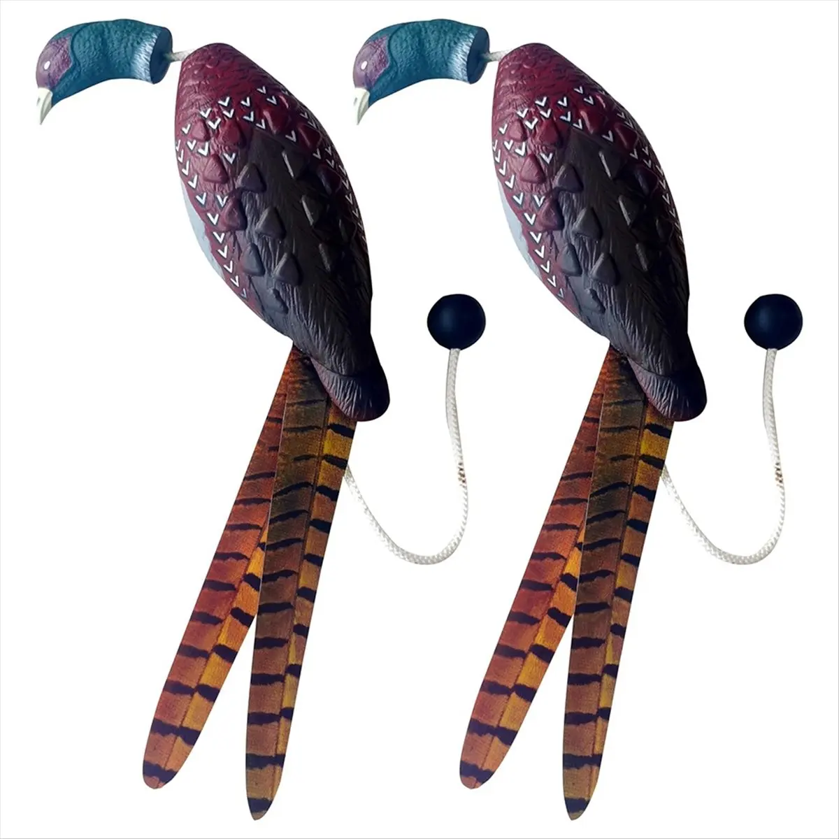 【ABFS】2 Pcs Pheasant Dummy Bumper Toy for Hunting Retriever Dog Training, Hunting Duck Recognition Trainers,Pheasants