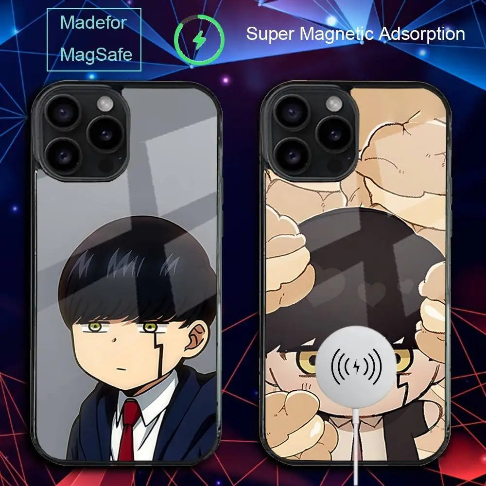 

Magic M-Mashle Muscles Phone Case For iPhone 17,16,15,14,13,12,11,Pro,Max,Plus,Mini,SE4,E Magnetic Magsafe Wireless Charging