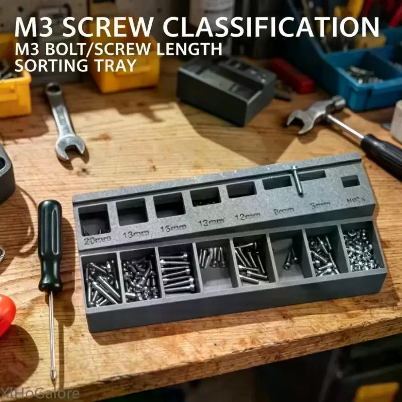 M3 Bolt Screw Length Sorter Tr - Screw Organizer Kit recension och pris