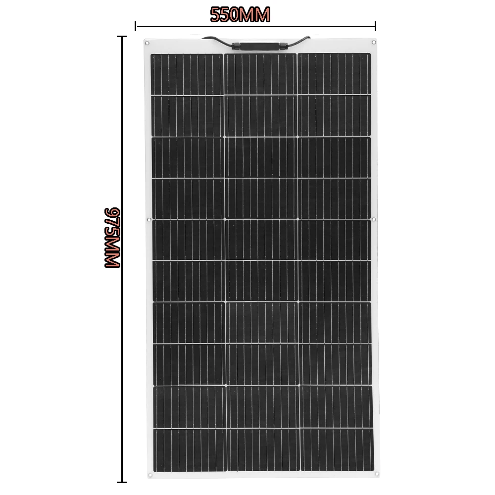 XINPUGUANG Solar Panel Complete Kit 400W, 300W, 200W, 100W Flexible Solar Panel 12V 24V High Efficiency Battery Charger Module