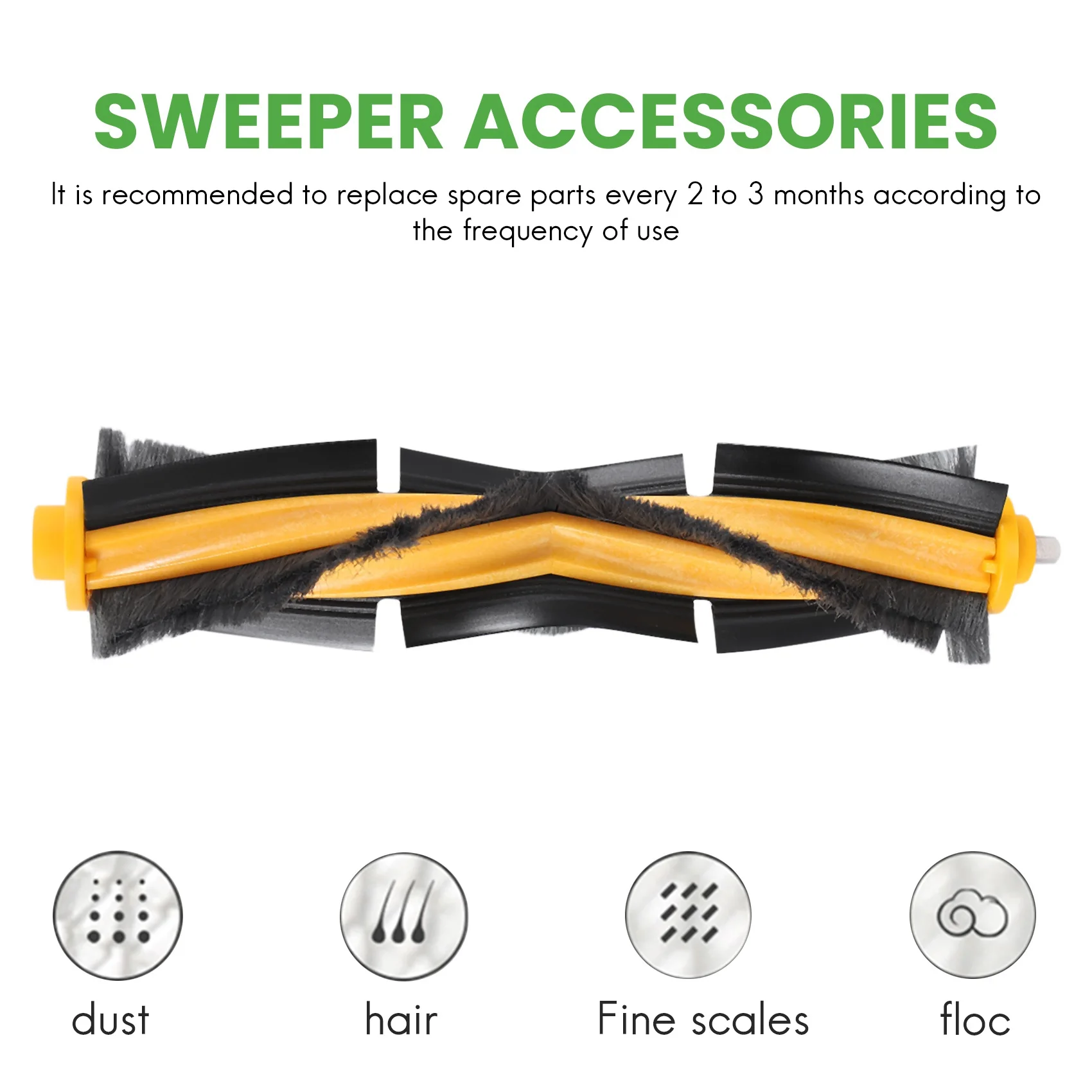 Запасные части, комплект основной крышки щетки для Ecovacs Deebot Ozmo 900 DN5G, детали пылесоса