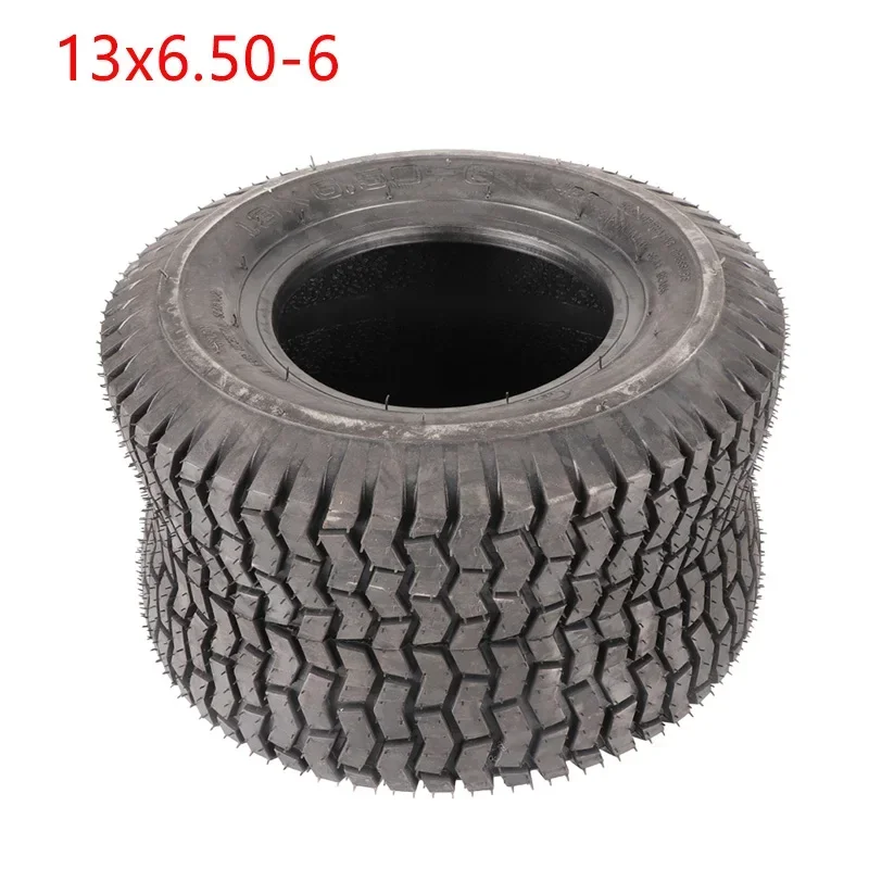 ATV Vacuum Tire 13x6.50-6 Suitable for Golf Off-road Vehicle Lawn Mower Go Kart Agricultural Snowplow 13*6.50-6 Tire Accessories