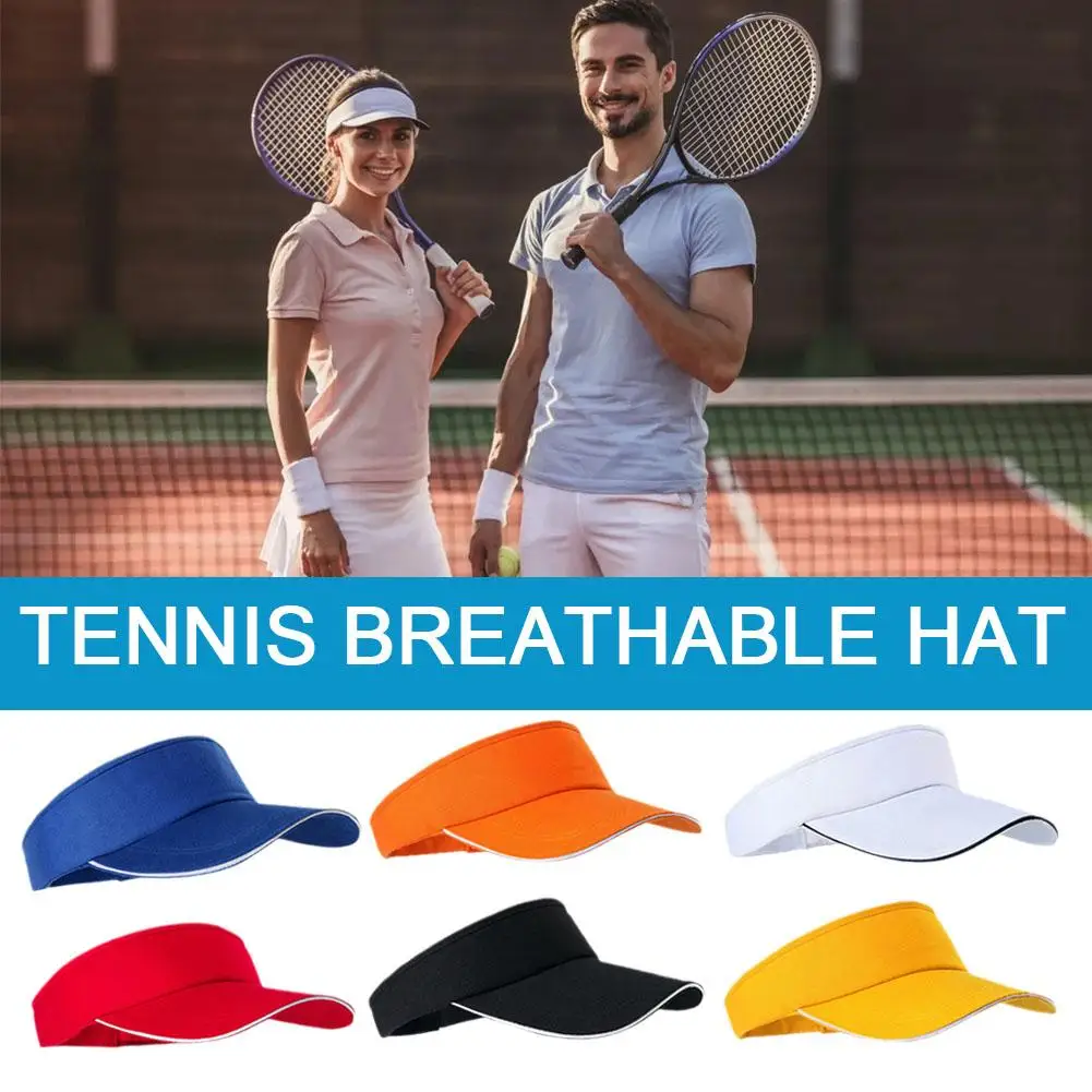 Gorras de tenis para hombre y mujer, diadema deportiva ajustable, sombrero clásico con visera para deportes de sol, correr, tenis, playa, deportes al aire libre