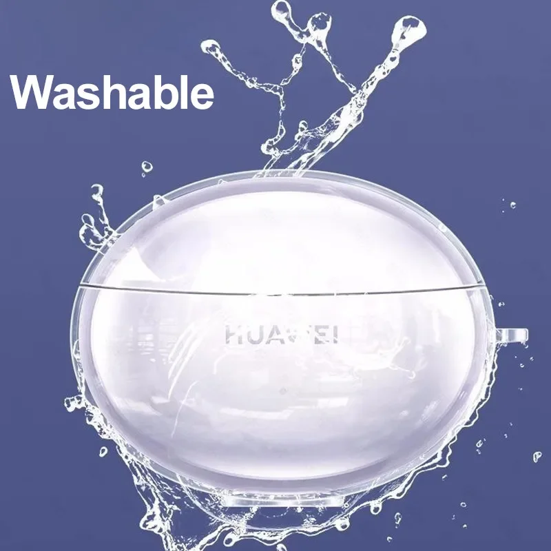 Für Huawei Freebuds 6/6i Kopfhörer-Schutzhülle für Huawei Freebuds 5/5i Transparente Sturzsichere Ohrhörer-Hülle – Detail 3