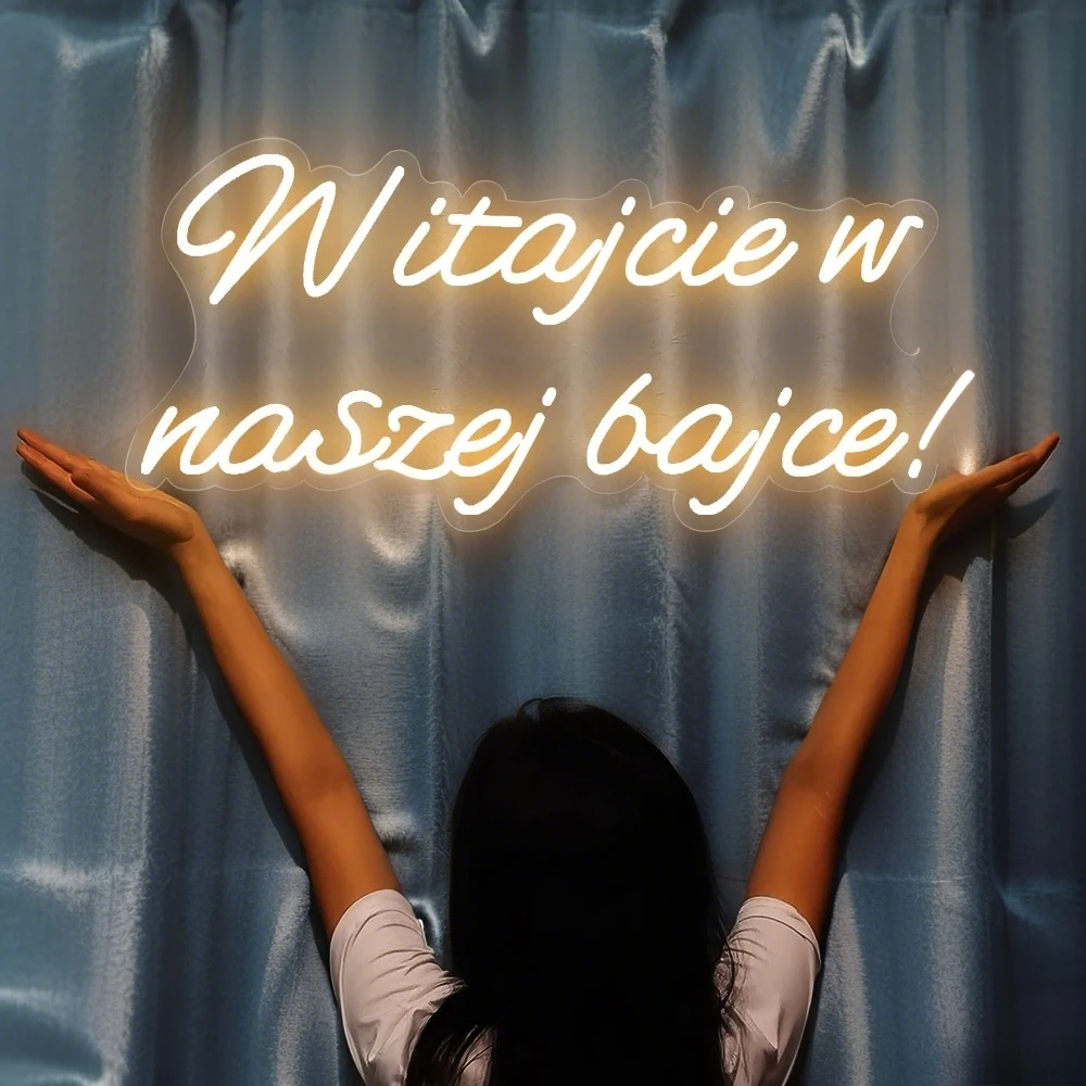 

Witajcie w naszej bajce! Neon Sign USB Power Led Neon Light Fit For Wedding Party Valentine's Day Room Home Wall Decor Neon Lamp