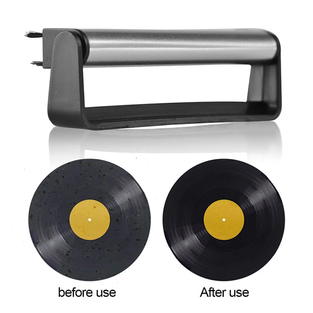 B68C Anti-Static Vinyl Record Cleaner Brush, Cleaning Brush For Vinyl/LP Records And Speakers