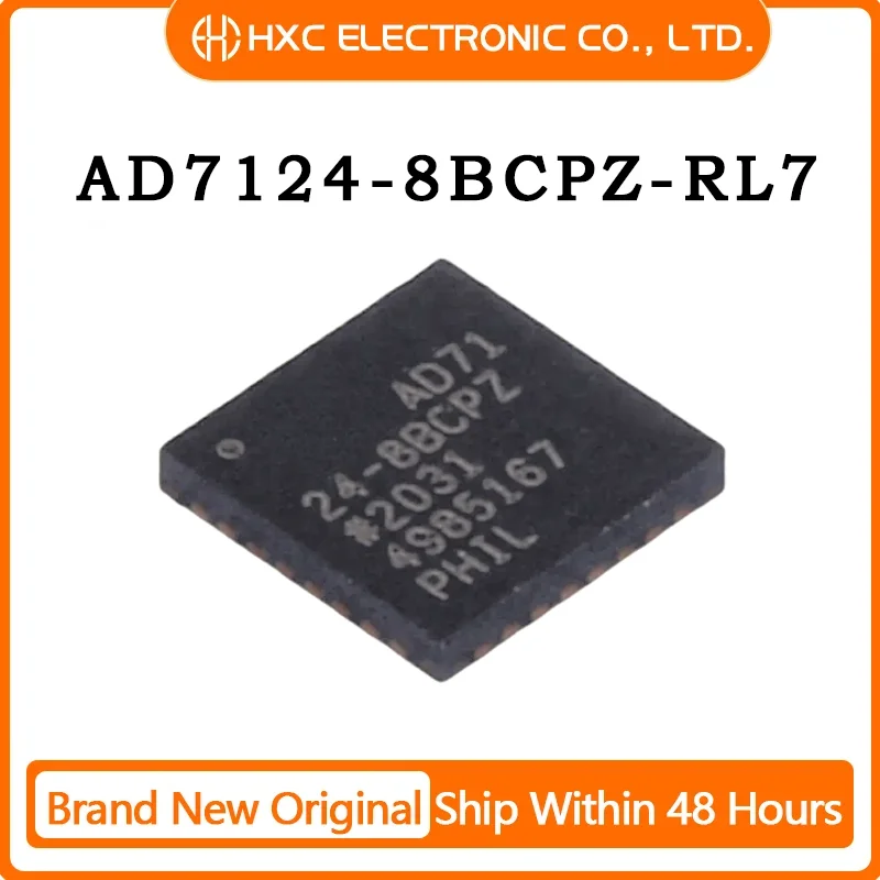 1PCS/5PCS/10PCS/50PCS AD7124-8BCPZ-RL7 IC ADC 24BIT SIGMA-DELTA 32LFCSP Brand New Original IC Chip