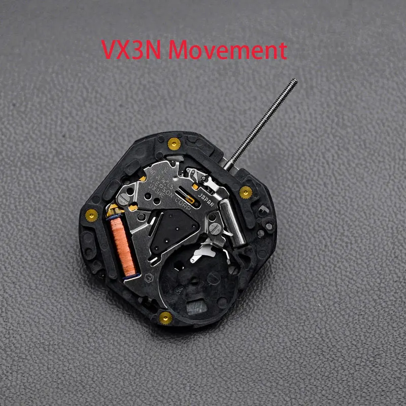 Watch Movement Six-Pin Quartz Movement Japanese VX3N Without Batteries Watches Men's Watches Repair Parts Watch Aftermarket