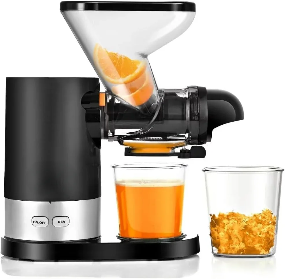 آلة عصارة بالضغط البارد للاستخدام اليومي ، فواكه وخضروات ي ، خدمة واحدة ، مضغ بطيء ، مدمج ، فعال