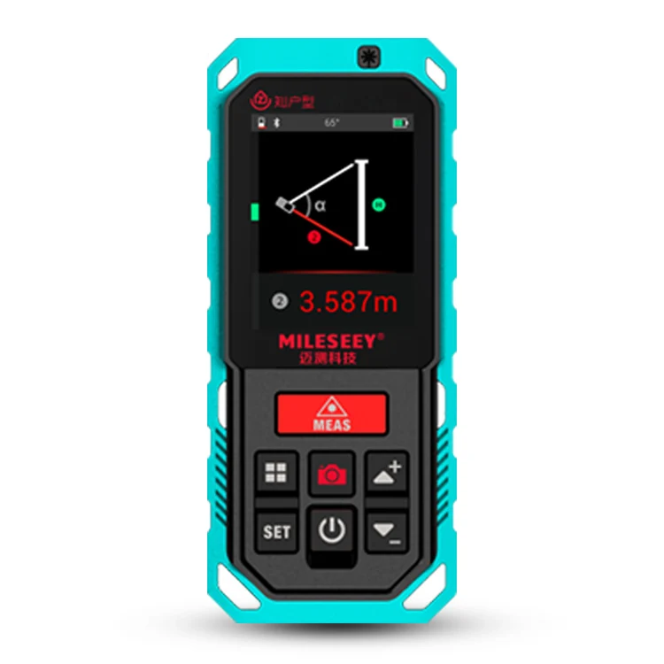 Mileseey P7Ak Tripod Hole Rechargeable Laser Meter 100M Laser Meter 200M Compact Laser Meter