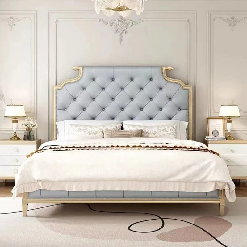 Designs Privacy Bed Frames Waterproof No Noise Luxury Platform Day Bed Frames King Size Super Cama Queen Bedroom Furniture