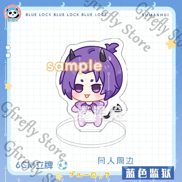 الأزرق قفل ناجي Seishiro ميكاجي ريو إيتوشي Sae Isagi Yoichi أنيمي تأثيري التماثيل أطقم منمذجة الحلي عالية الجودة التميمة