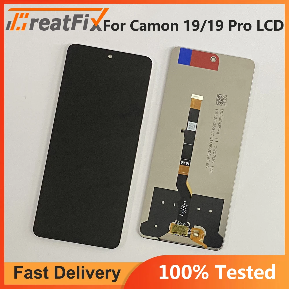 For Tecno Camon 19 CI6n LCD Display Touch Screen Digitizer For Tecno Camon 19 Pro CI8 CI8n LCD Camon19 Pro 5G CI7n  LCD Sensor