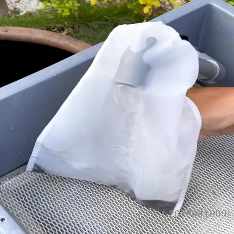 ⚑200-Nano Mesh Reusable Fish Tank Aquarium Filter Bag With Drawstring view 4