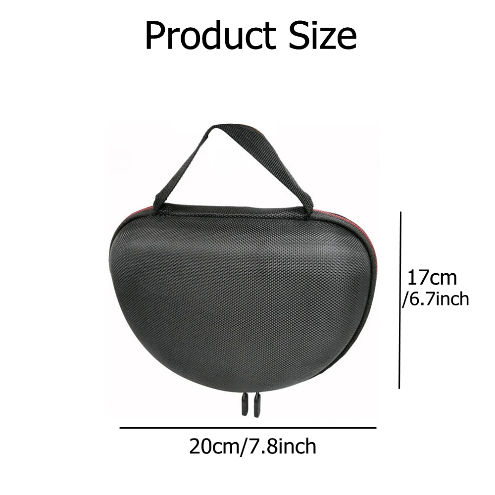 Torba do przechowywania EVA do zestawu słuchawkowego Audio Technica ATH-M50X/ATH-M20X/ATH-M30X/ATH-M70X/ATH-M40x Przenośna torebka z warstwą siatkową do przechowywania — zdjęcie produktu 6
