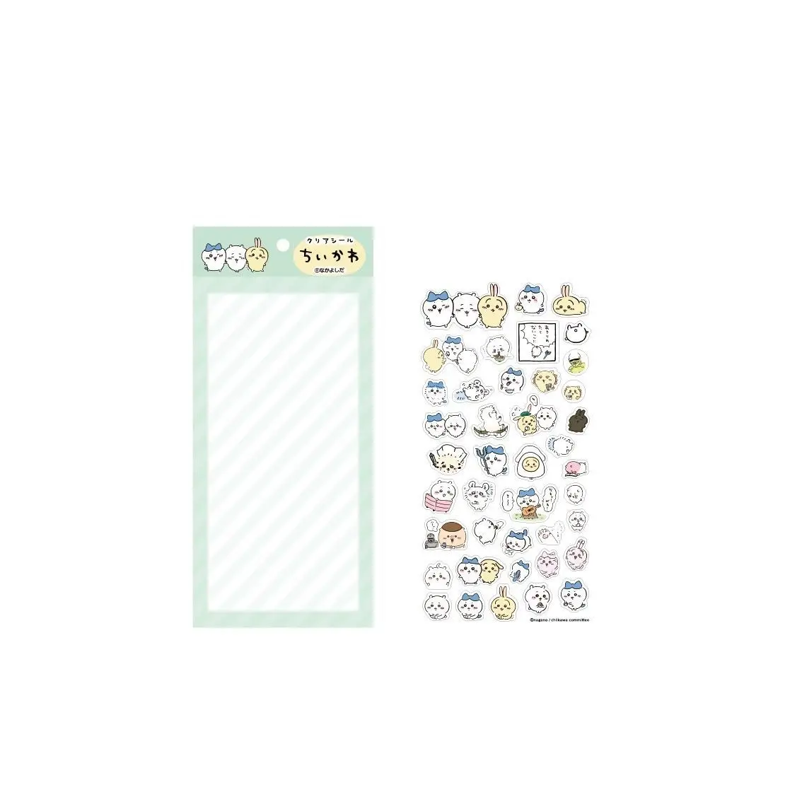 Chiikawa Stickers PVC Wall Art Cute Decoration for Handbooks Gift Nagano Hachiwera Usagi Chii Spot Goods Waterproof DIY