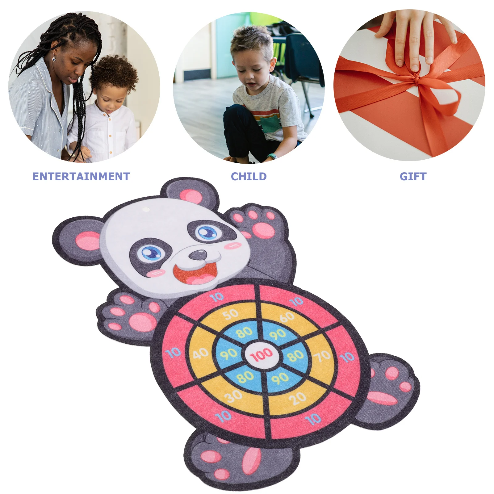 

1Set Sticky Ball Board Game Kids Dart Board Party Indoor Fun Coordination Hand Eye Gift Sticky Ball Game Games for Kids