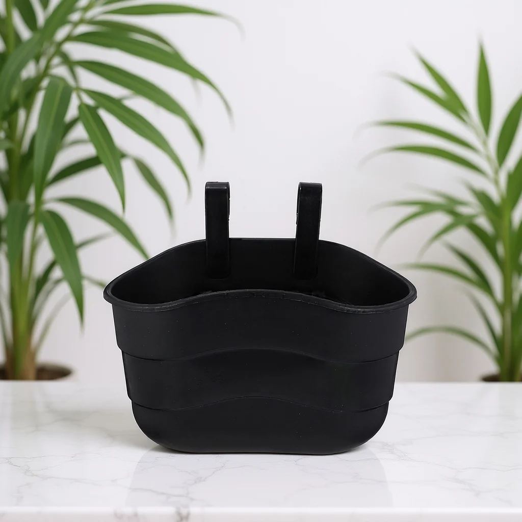 

1Pcs Black Plastic Scooter Basket for Portable Handlebar Mount Bike Basket No Tools Needed -Friendly Ride Accessory