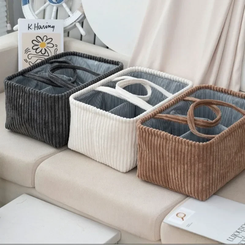 Portable Mommy Bag Diaper Bag Feeding Bottle Toys Storage Compartments Handbag Large-capacity Baby Products Organizer Basket
