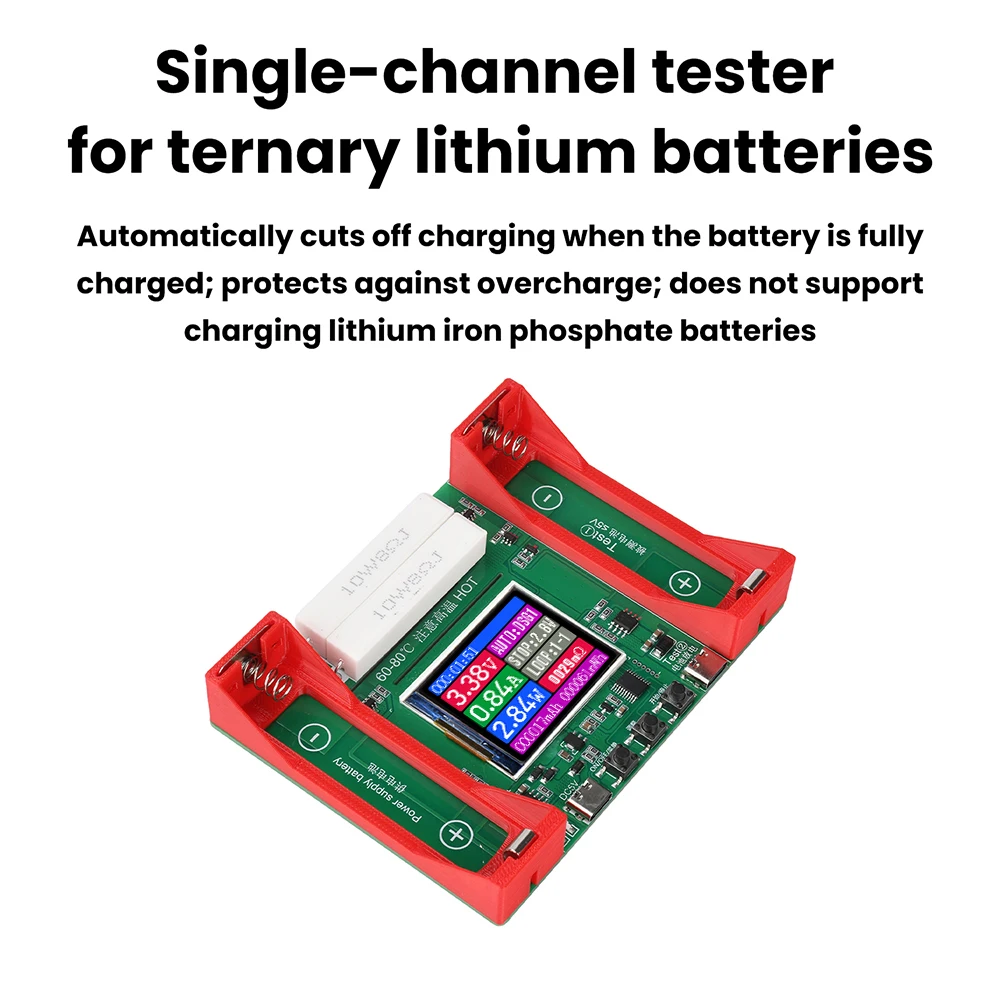 BT4-1CHN 21700 Batteriekapazitätstester, Innenwiderstandstester, automatisches Lade- und Entlademodul, elektronischer Lasttester – Detail 2