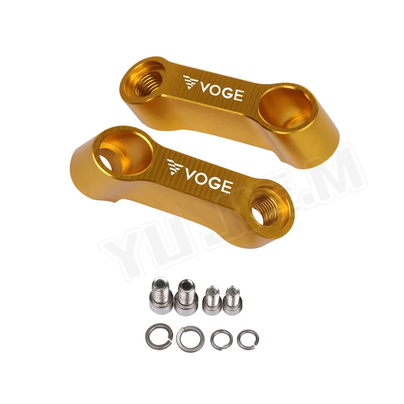 10mm 8mm Rearview Mirror Extend Motorcycle AccessoriesFor Voge 525R 250Rr 300Rr 300Ac 500AC Mirrors Riser Extension Bracket