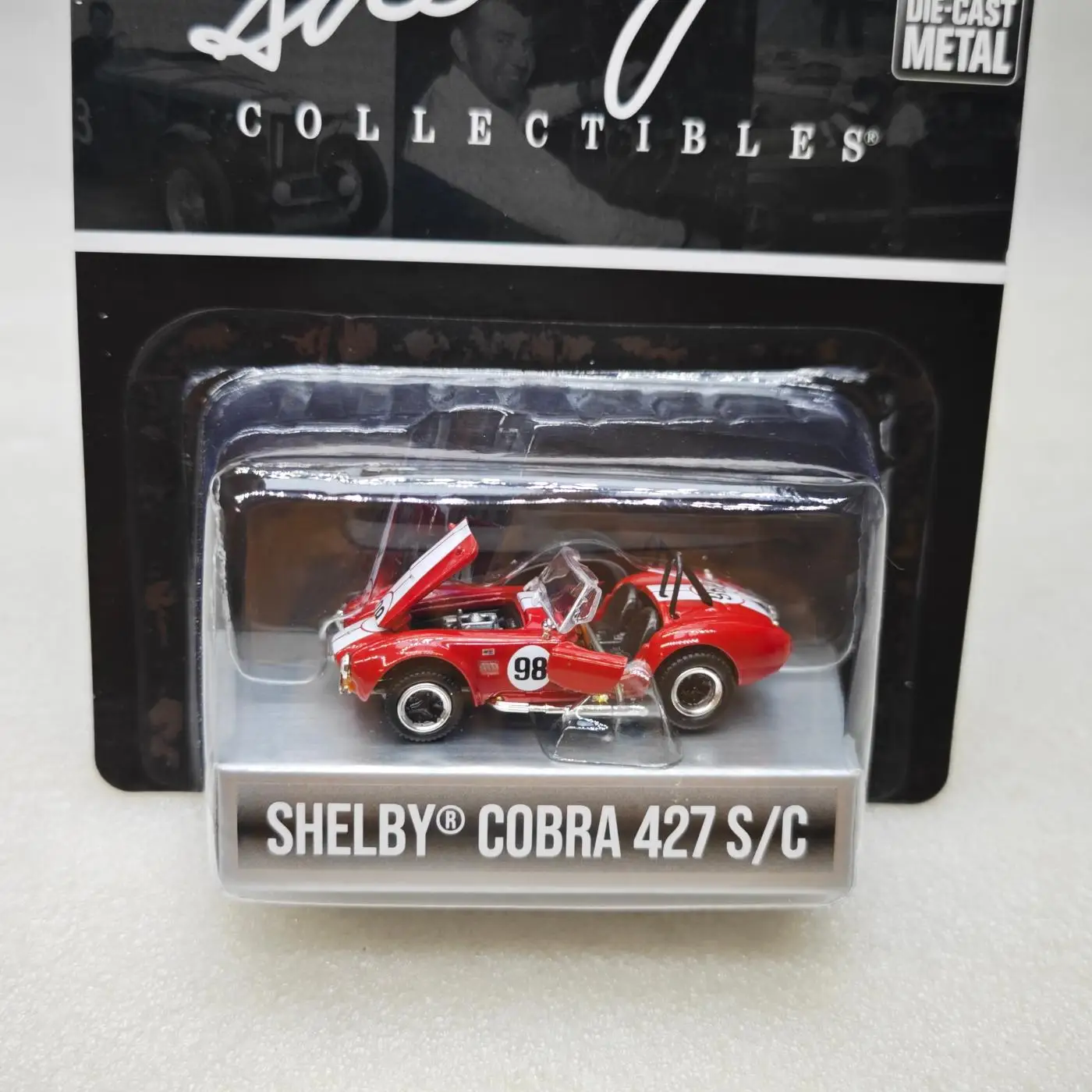 

1:64 SHELBY COBRA 427 S/C #98 High Simulation Diecast Car Metal Alloy Model Car decoration display collection gifts