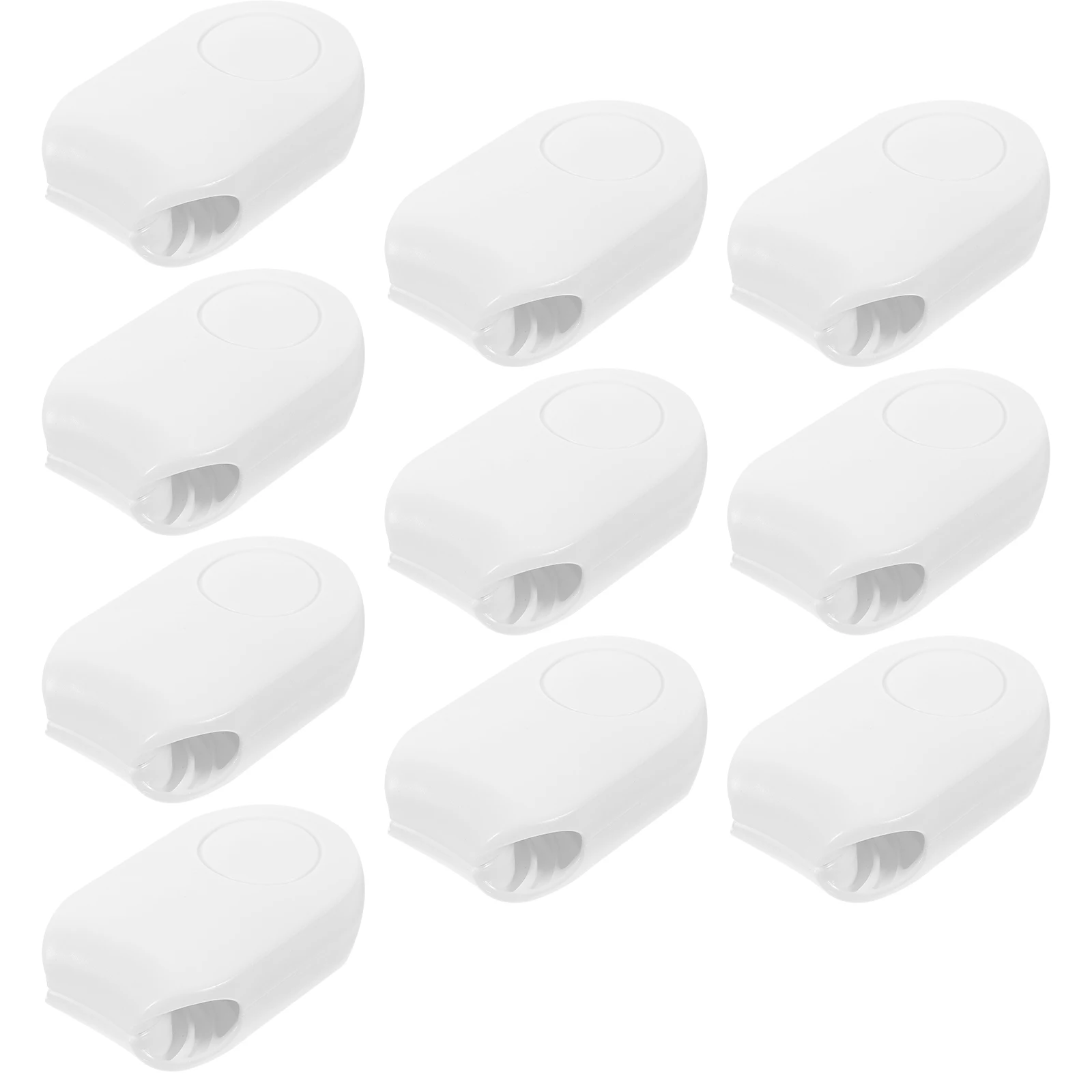 

10pcs Roller Blind Handle Accessories White Plastic Vertical Window Curtain Handle For Blinds Cord Pulls Replacement
