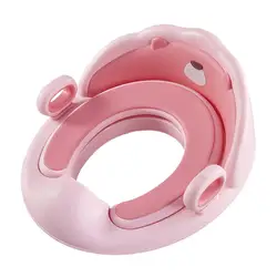 Potty Training Toilet Seat Potty Toilet Seat With Handles Non-Slip Safe Potty Seat With Urine Guard Toilet Trainer For Round &