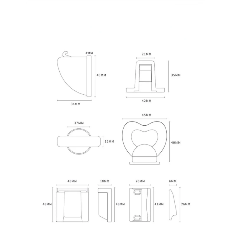 Invisible Magnetic Cabinet Lock for Baby, Child Safety Lock, Anti-Opening Cabinet Buckle, Furniture Fittings, Door Closer