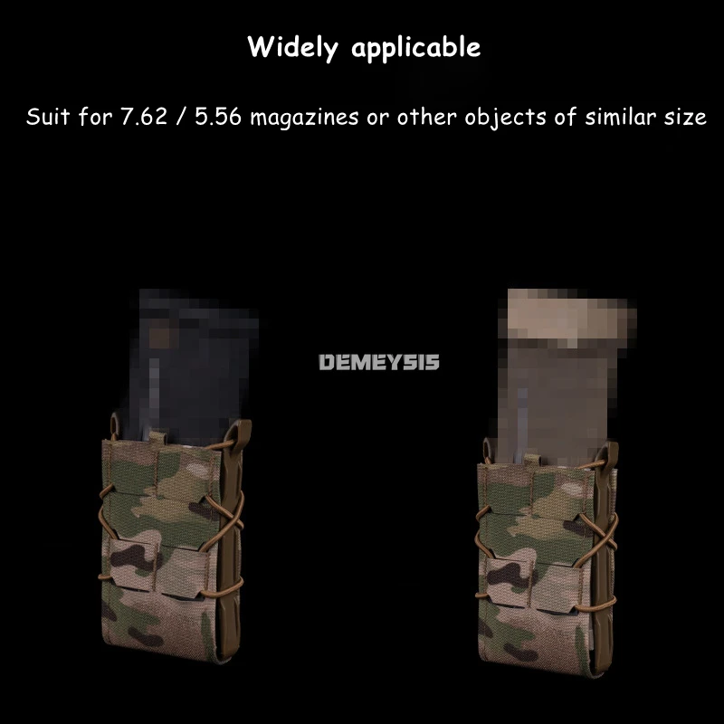 Portacargadores táctico MOLLE doble calibre 5.56 y 7.62 mm - imagen 4