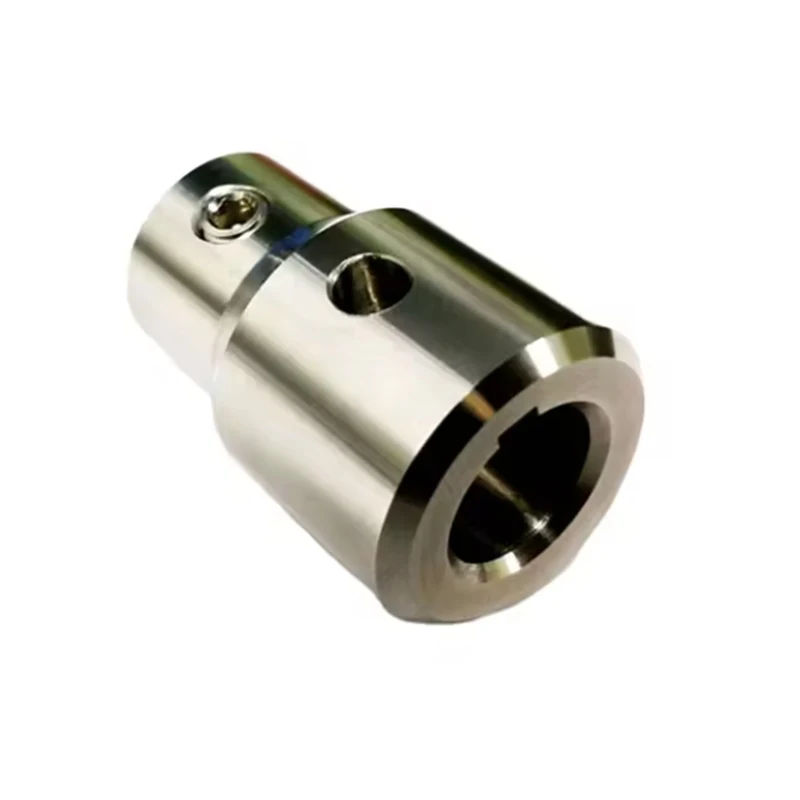 Stainless steel material precision coupling CNC machining transmission connection sleeve accessories