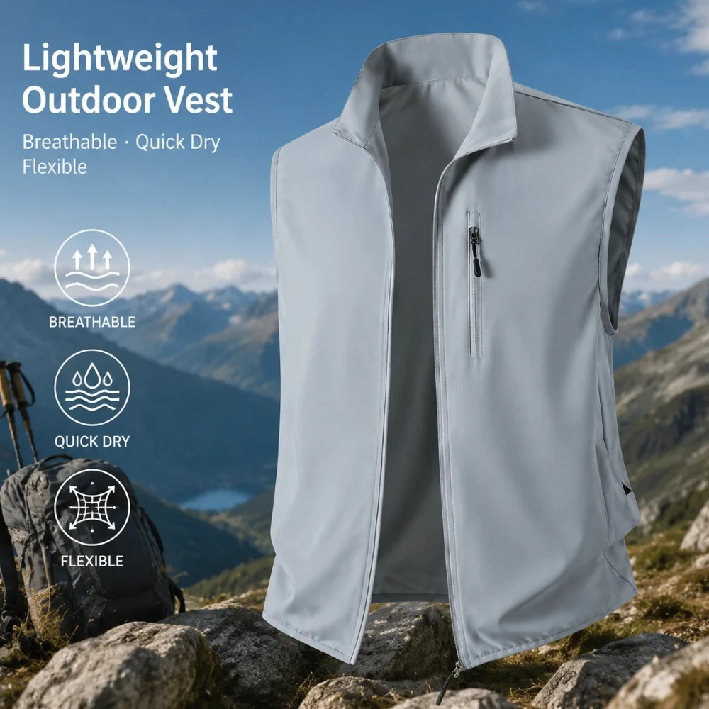 #5 Latest Mens Sleeveless Utility Vests Offers