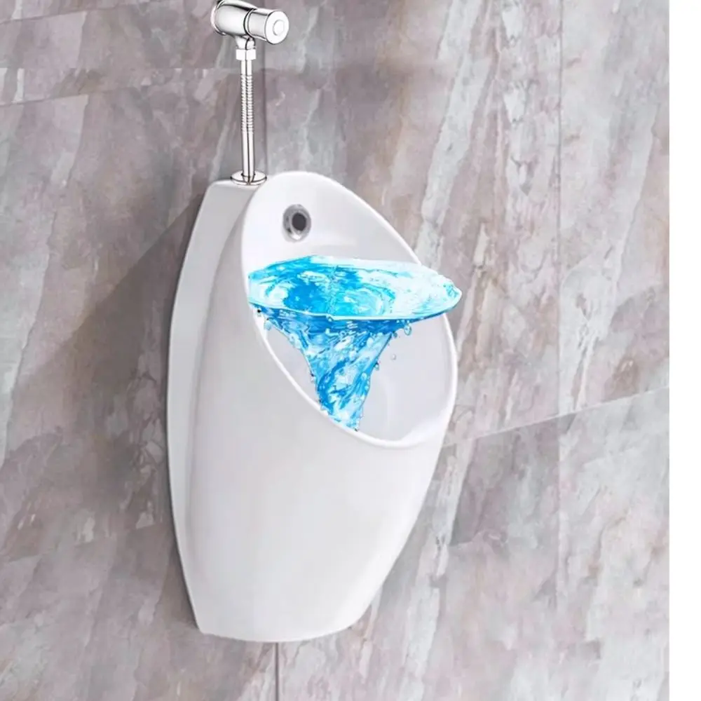 Solid Brass Urinal Flush Valve Manual Push Button Delay Shut Off Water Saving Accessory For Commercial Facility