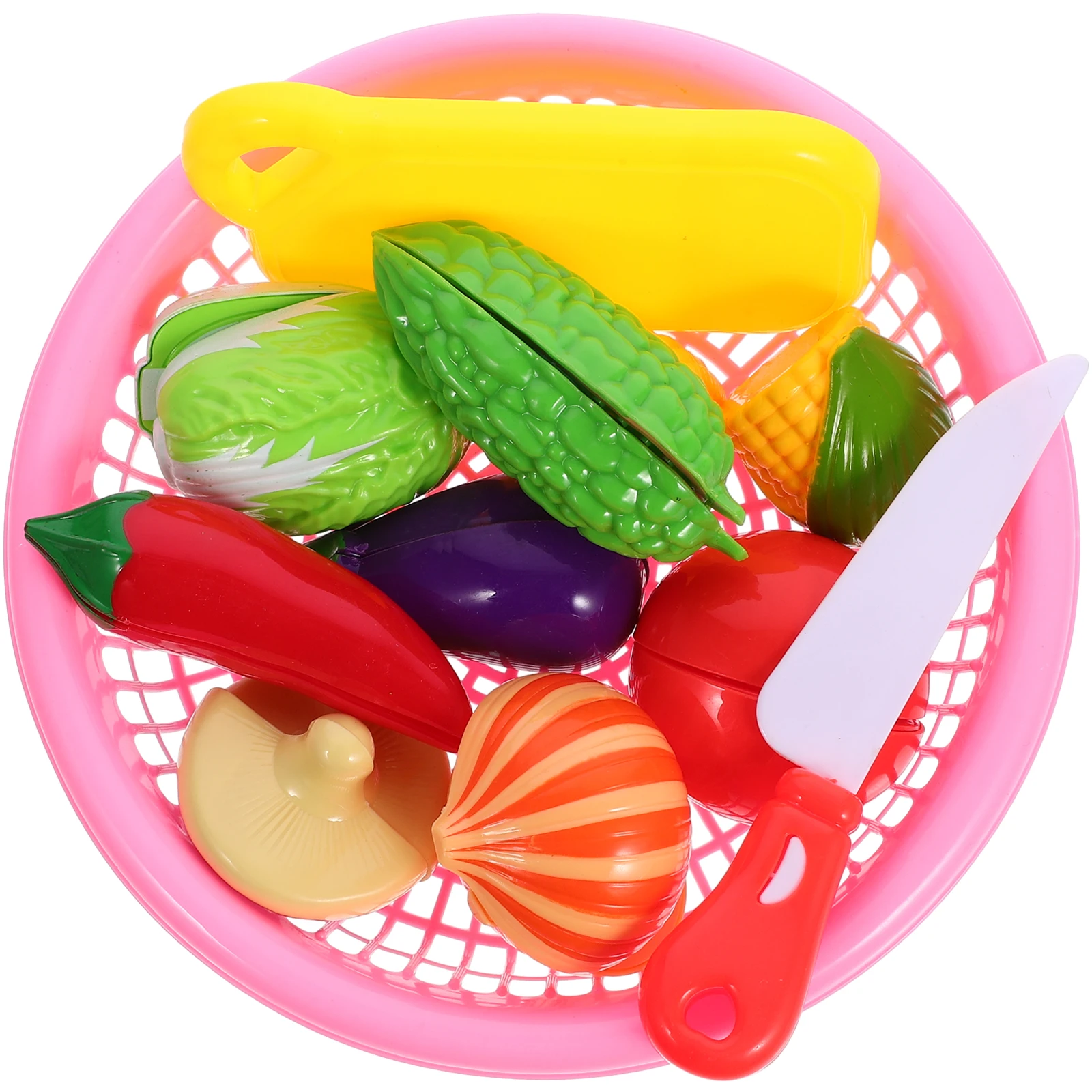 1 セット 1 セット子供切断野菜滑らかな表面かわいいキッチンシミュレーション子供のための教育遊び時間パーティーギフトキッチン